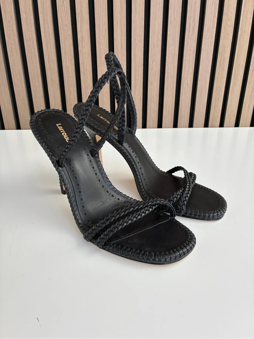 Never worn LARROUDE Heels
